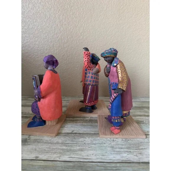 Voices Figurines Lot of 3 Howard Marshall Sandy USA 2000 African American Decor - Picture 2 of 15